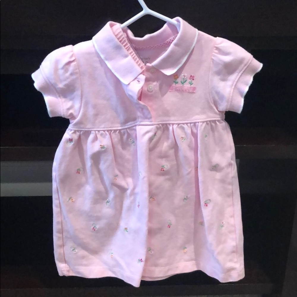 Carter’s floral polo dress with bloomers